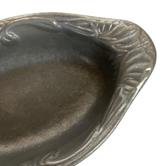 Vintage Wilton Armetale Pewter Set of 2 Oval Serving Dishes Individual Casserole - Picture 6 of 9